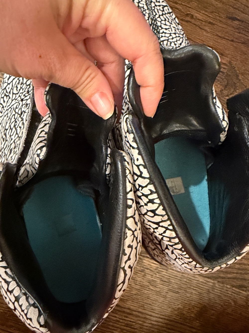 Nike Air Jordan 5 Retro "3Lab5" sneaker with Elephant Print Teal Jumpman 12 - Picture 8 of 8